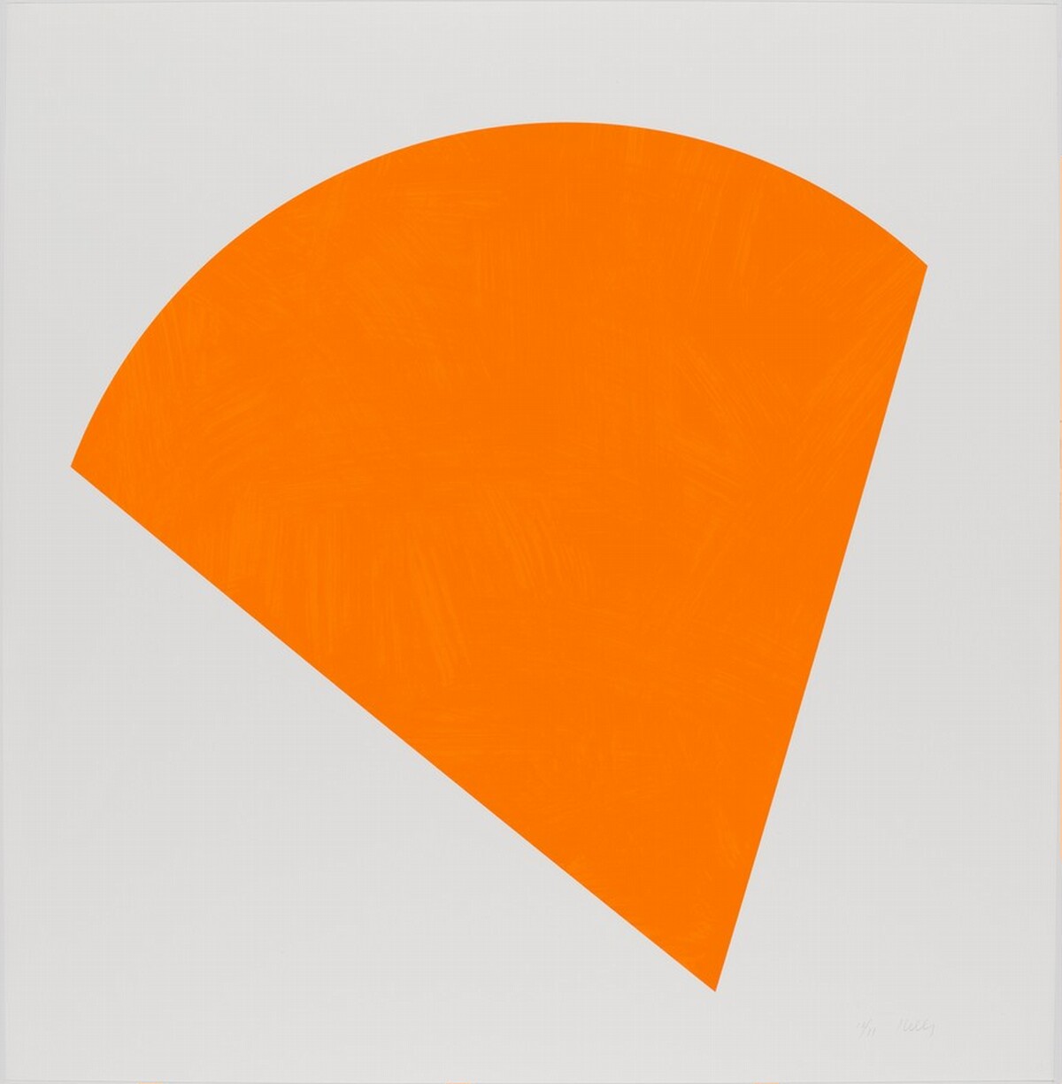 Untitled (Orange State II) by Ellsworth Kelly
