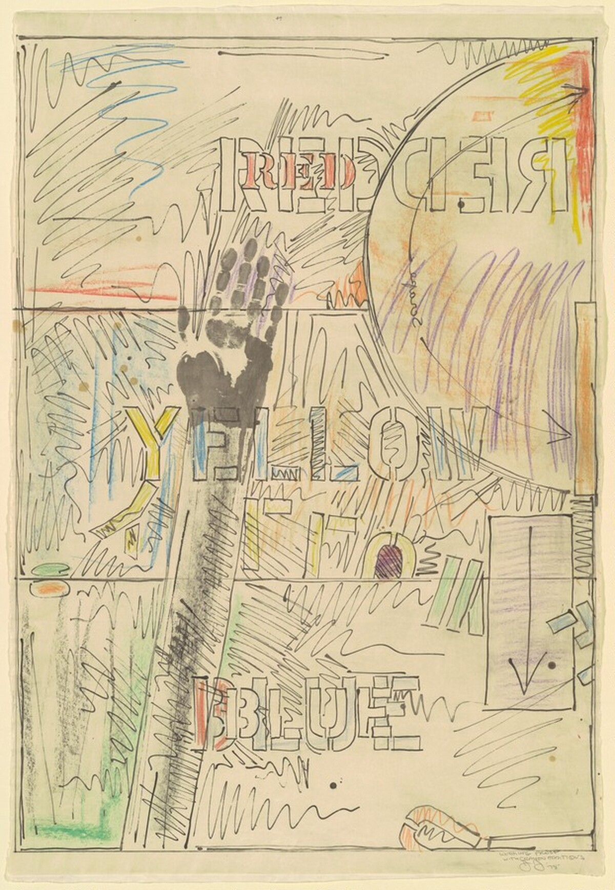 Land's End [working proof] by Jasper Johns