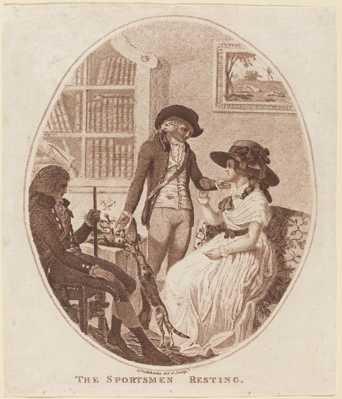 The Sportsmen Resting by Isaac Cruikshank