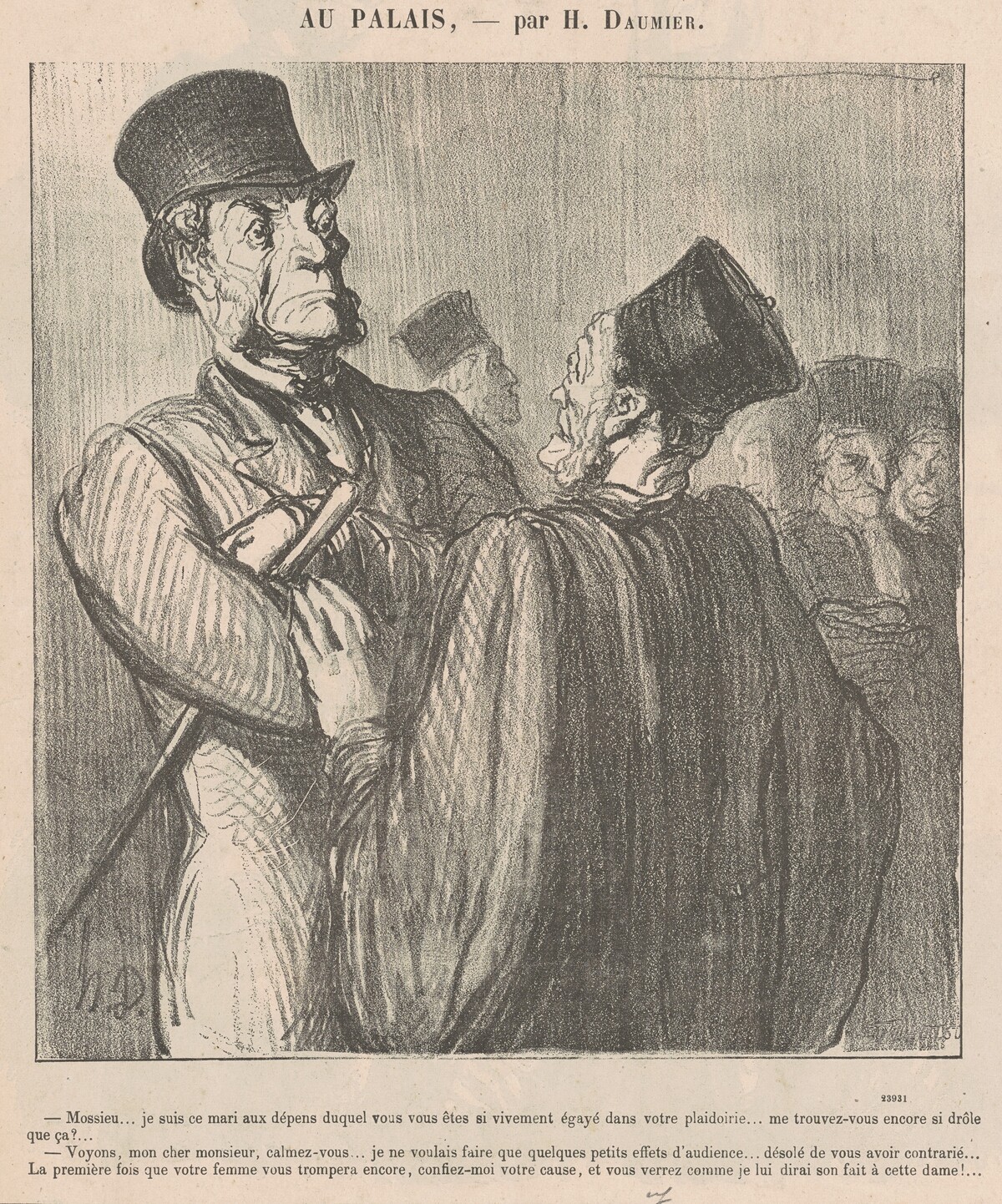 Mossieu ... je suis ce mari aux dépens duquel by Honoré Daumier