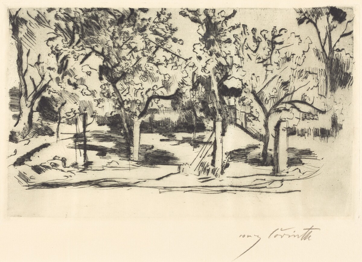 Obstgarten (Orchard) by Lovis Corinth