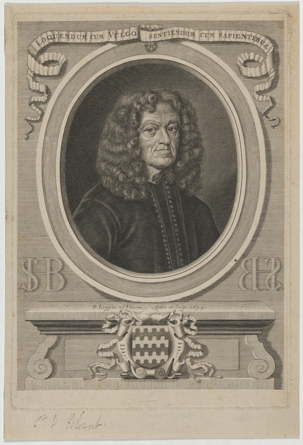 Sir Henry Blount, Traveller by David Loggan