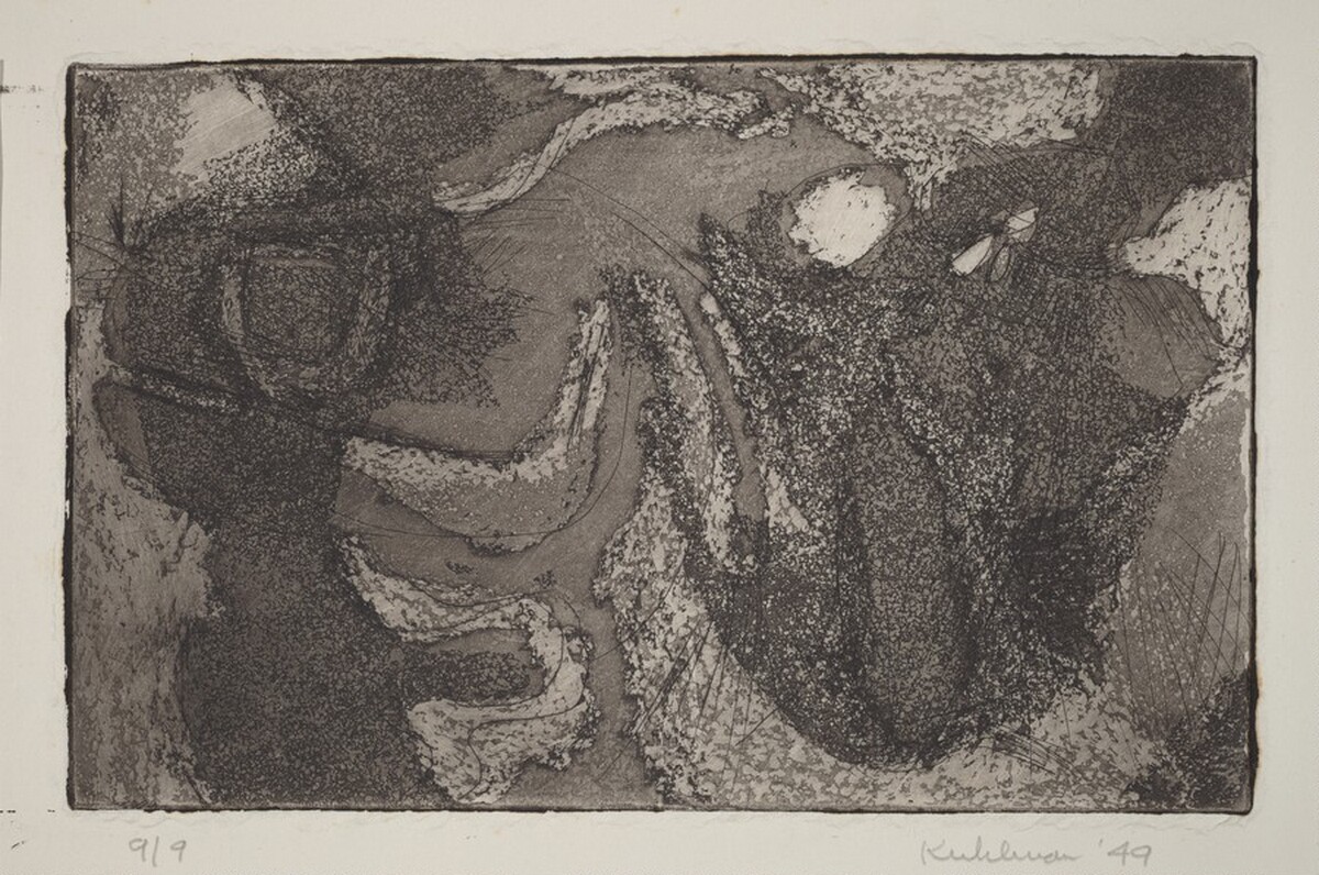 Untitled (Abstract Composition) by Walt Kuhlman