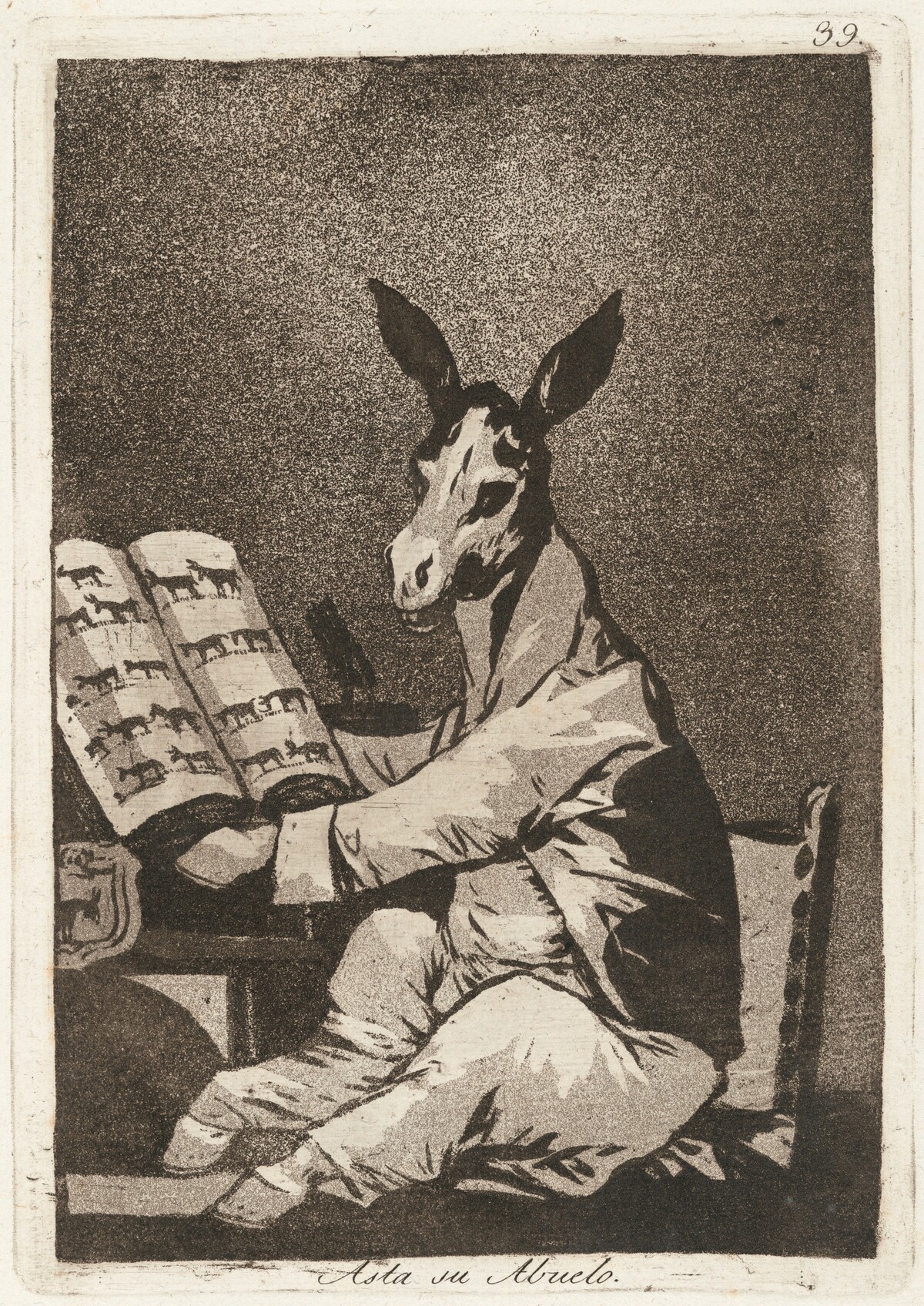 Asta su abuelo (And So Was His Grandfather) by Francisco Goya