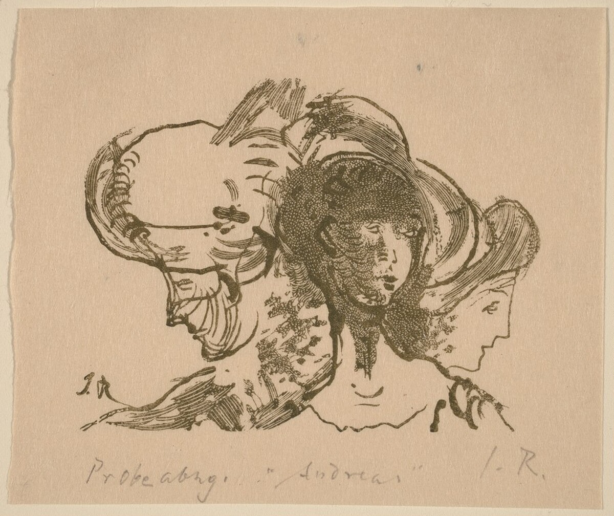 Illustration to V. Hofmannsthal, "Andreas" by Imre Reiner