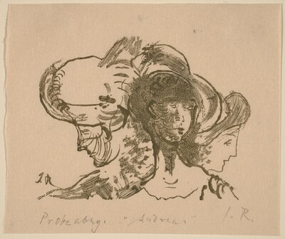 Illustration to V. Hofmannsthal, "Andreas"
