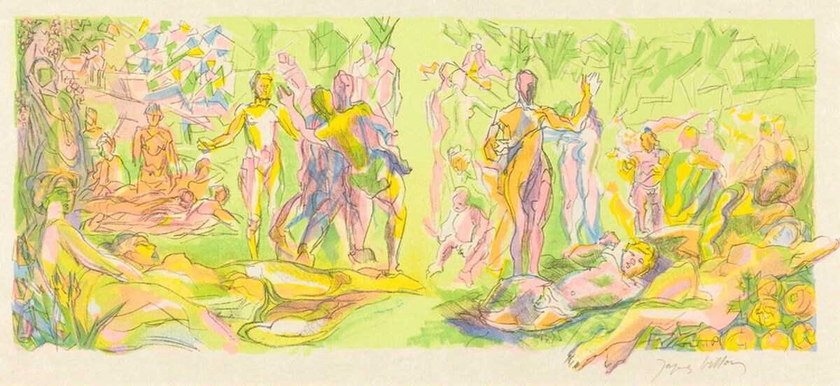 Fourth Bucolic: The Golden Age by Jacques Villon