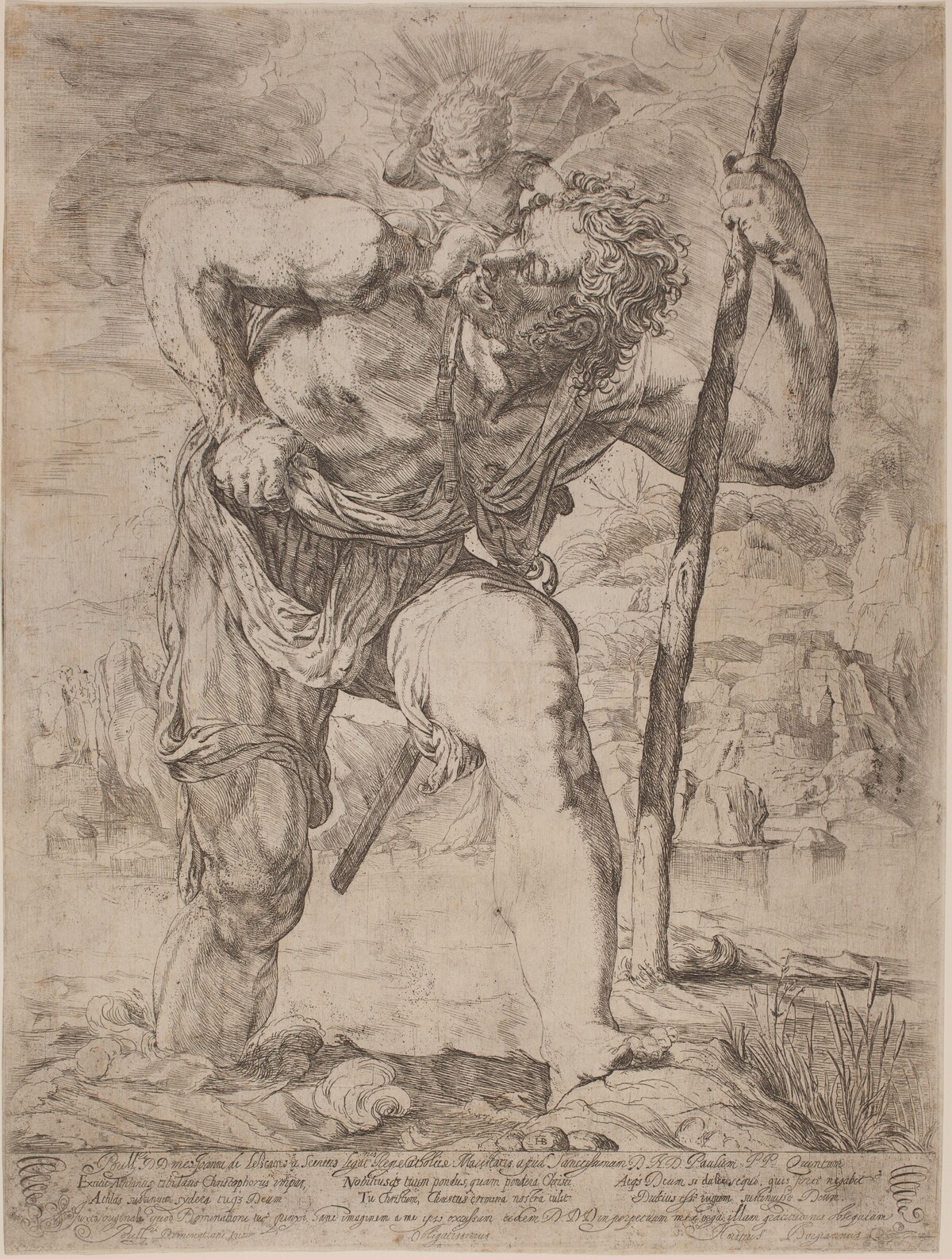 Saint Christopher by Orazio Borgianni