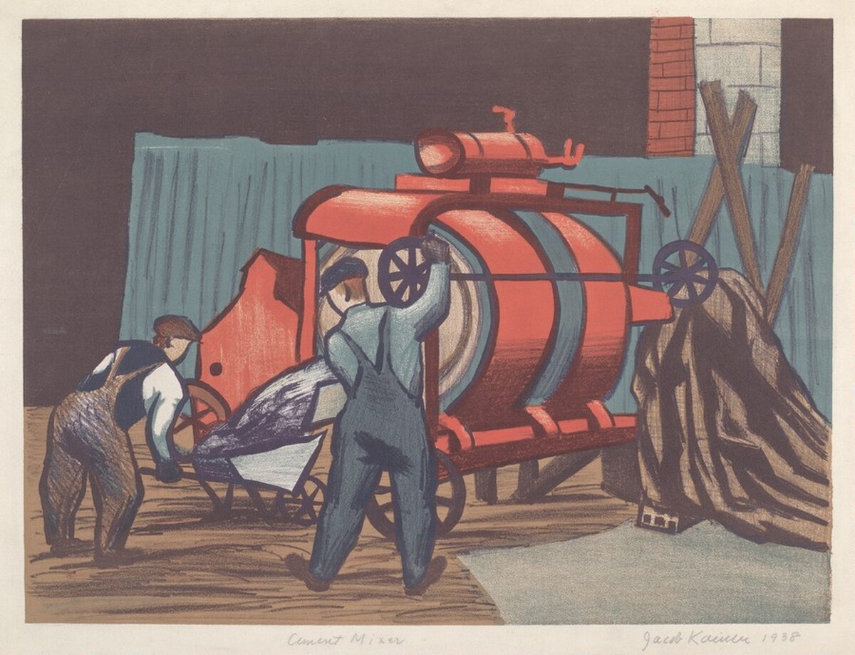 Cement Mixer by Jacob Kainen