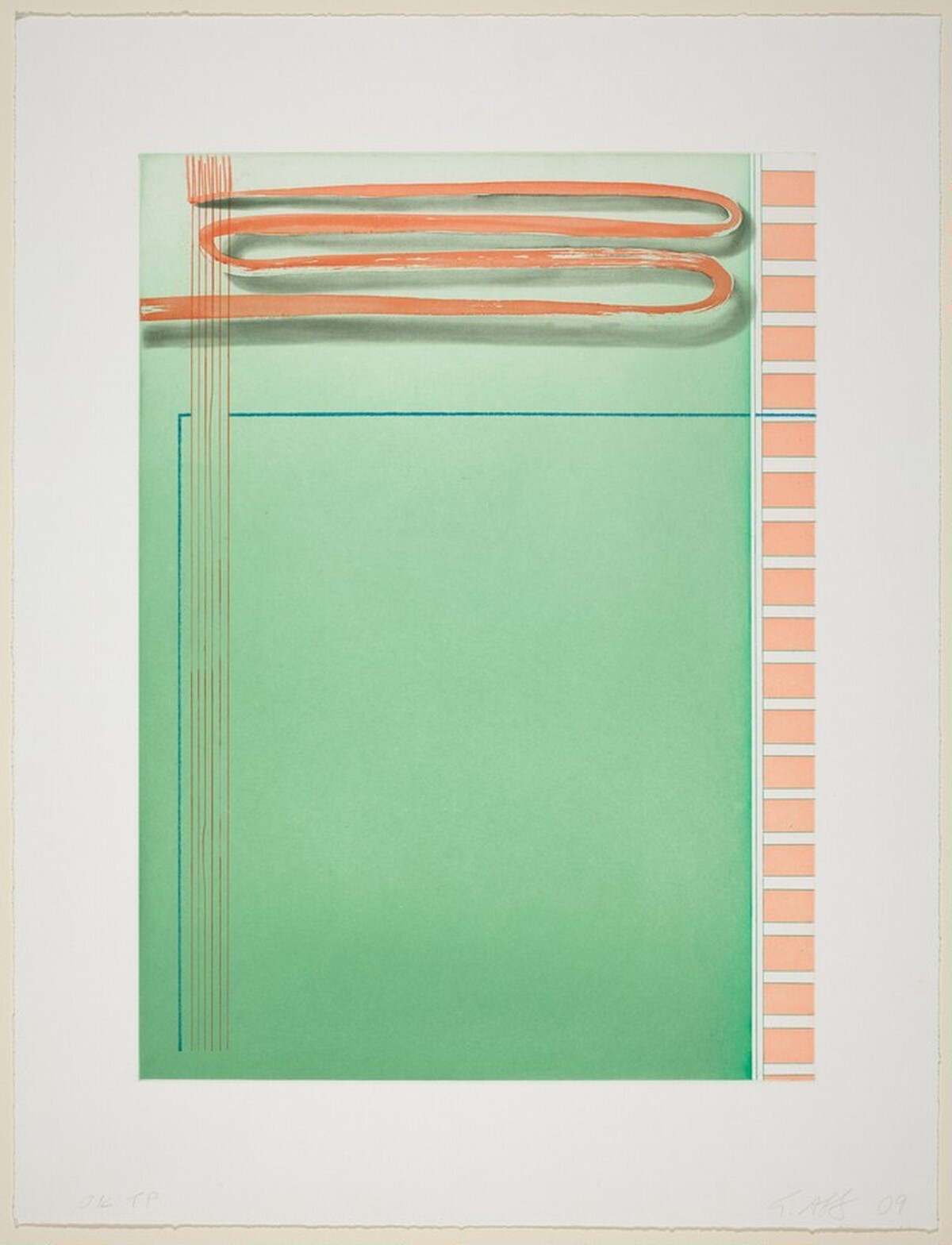 Untitled (brushstroke) by Tomma Abts