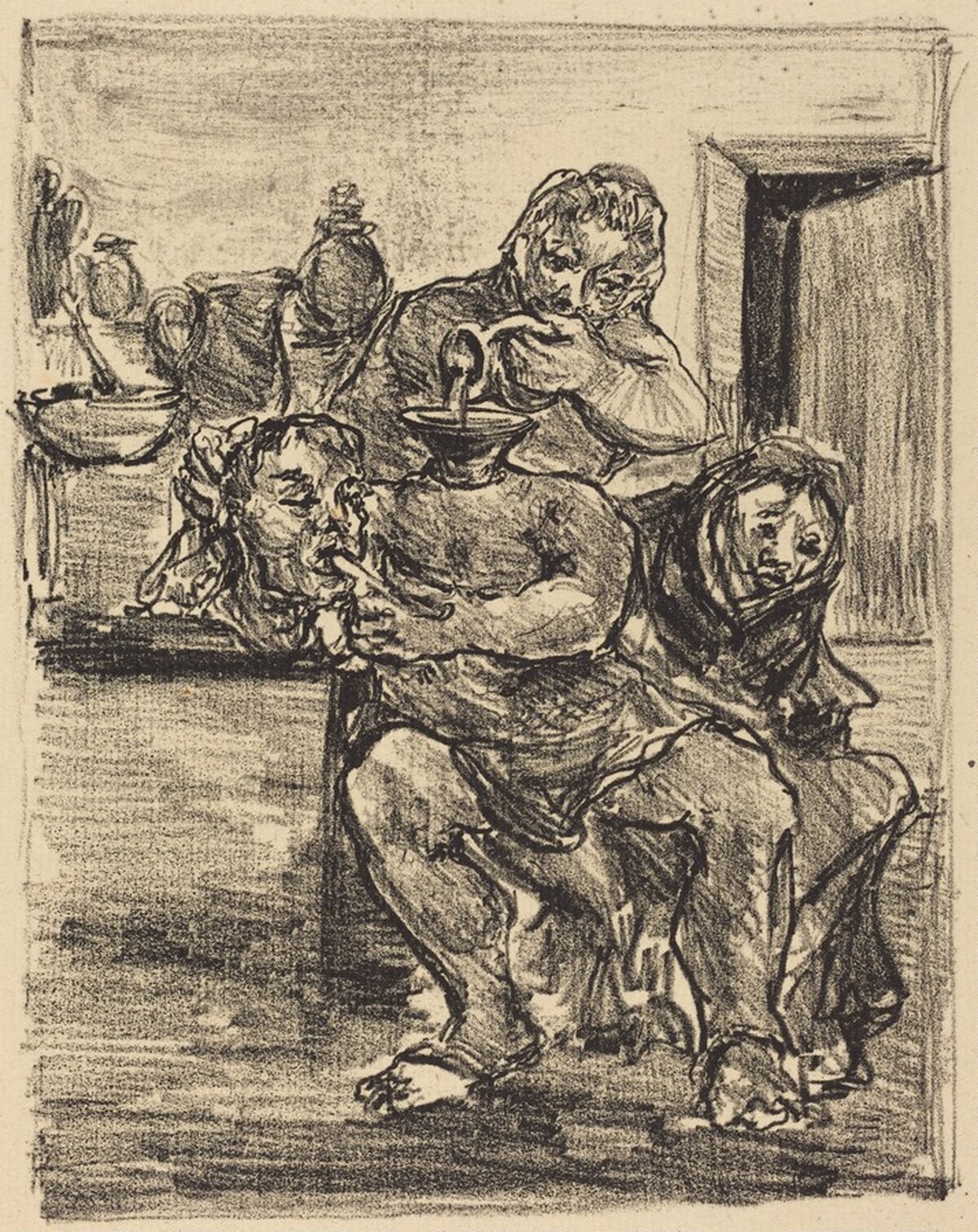 Copy after Goya's "Gran disparate" by Tomás Harris