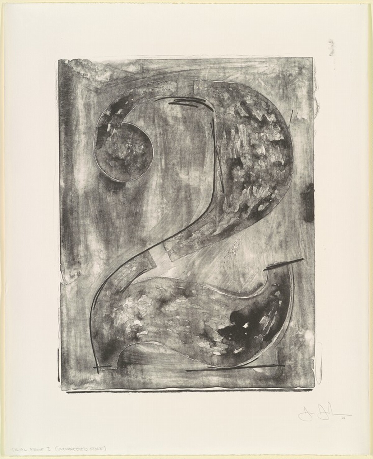 Figure 2 [trial proof] by Jasper Johns