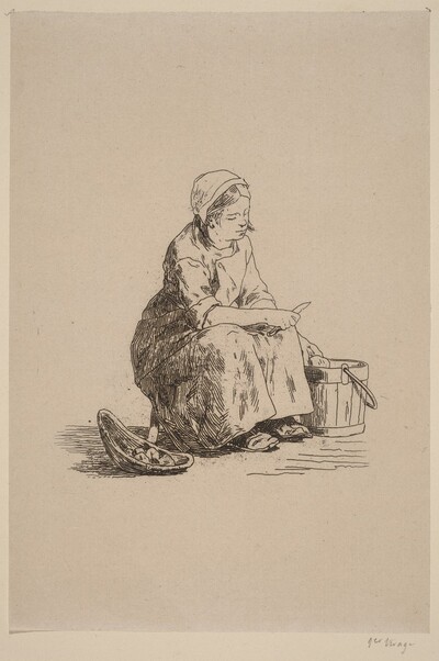 The Little Potato Peeler (La petite peleuse de pommes de terre)