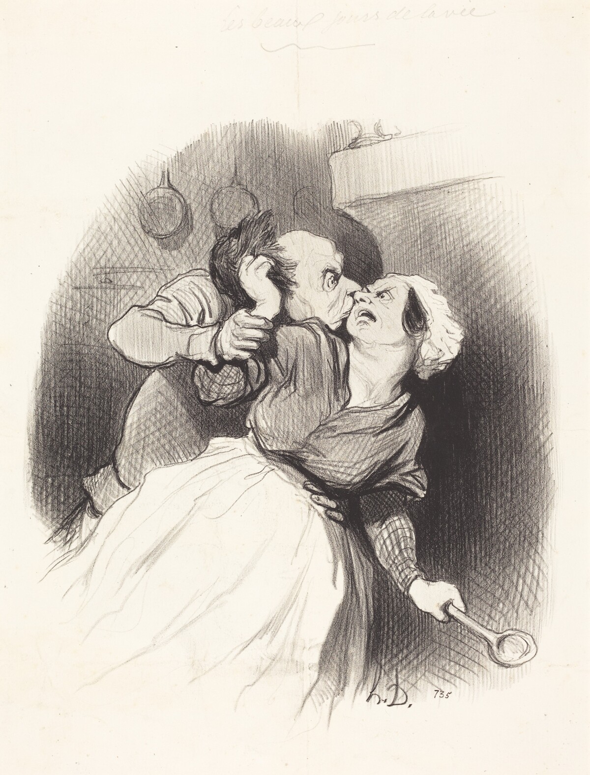 Un Retour de jeunesse by Honoré Daumier