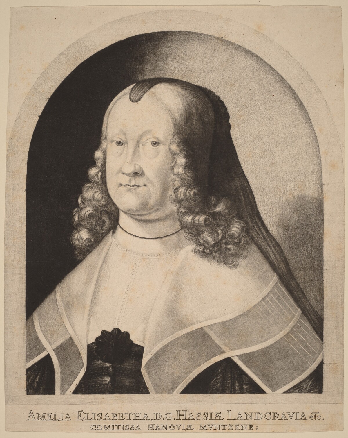 Amelia Elizabeth, Countess of Hesse by Ludwig von Siegen