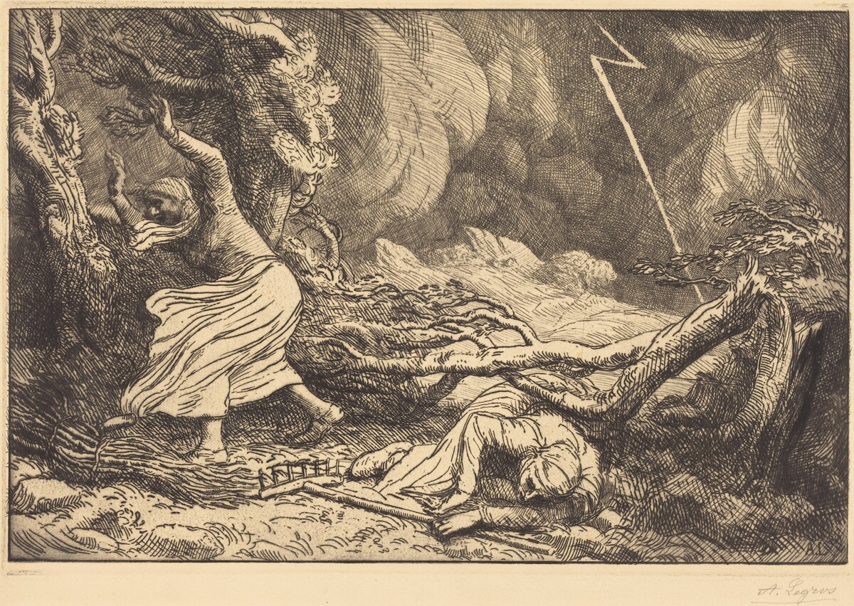 Victims of the Lightning (Victimes de la foudre) by Alphonse Legros