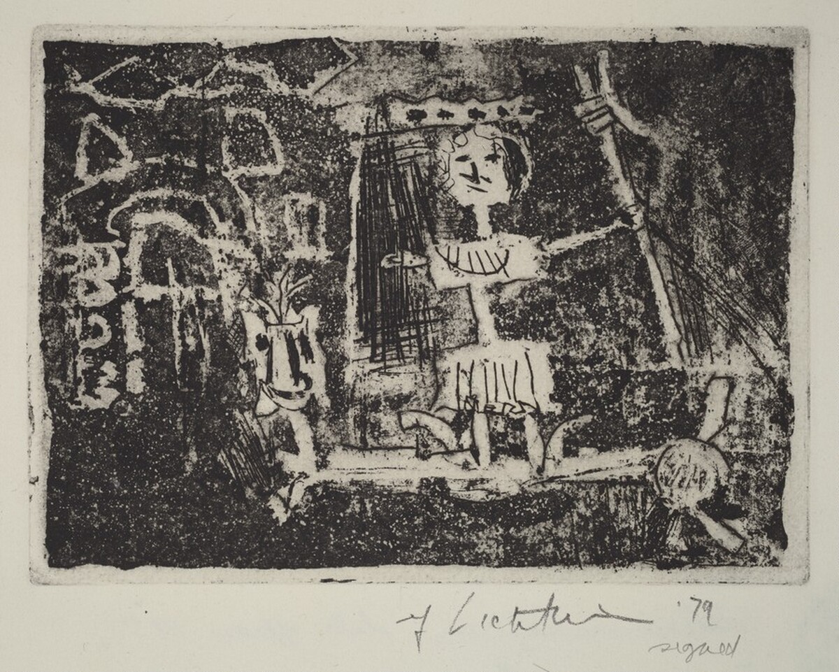 Knight on Horseback (I) by Roy Lichtenstein