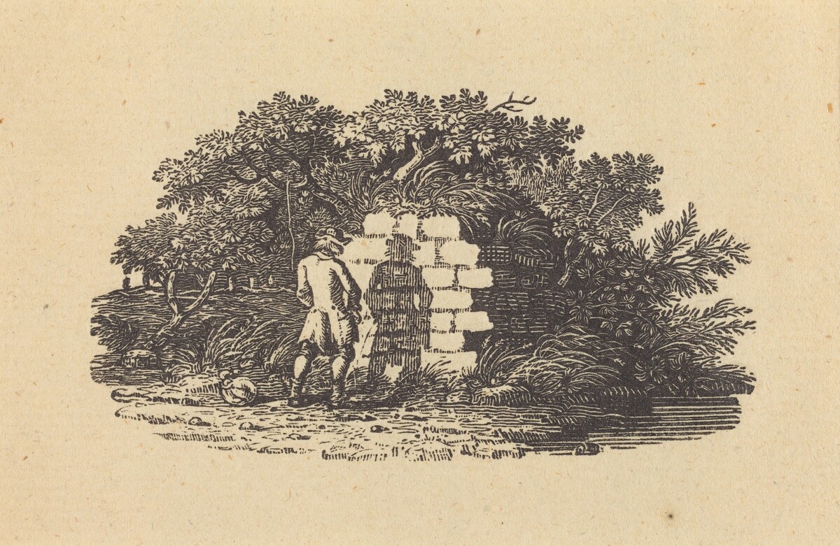Man Pissing by Thomas Bewick