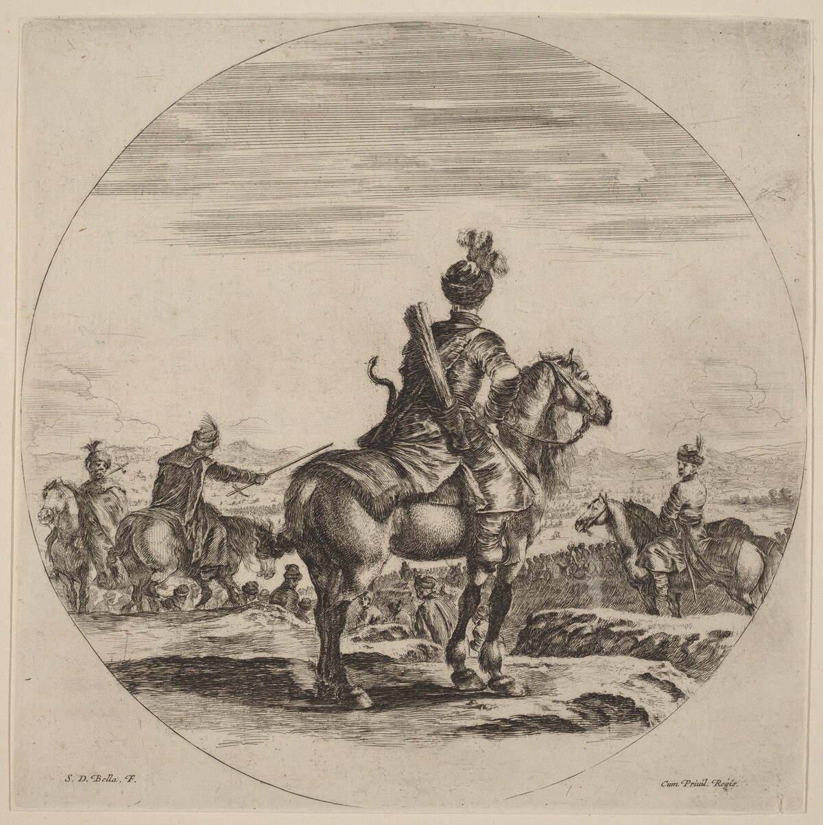 Polish Cavalier by Stefano Della Bella