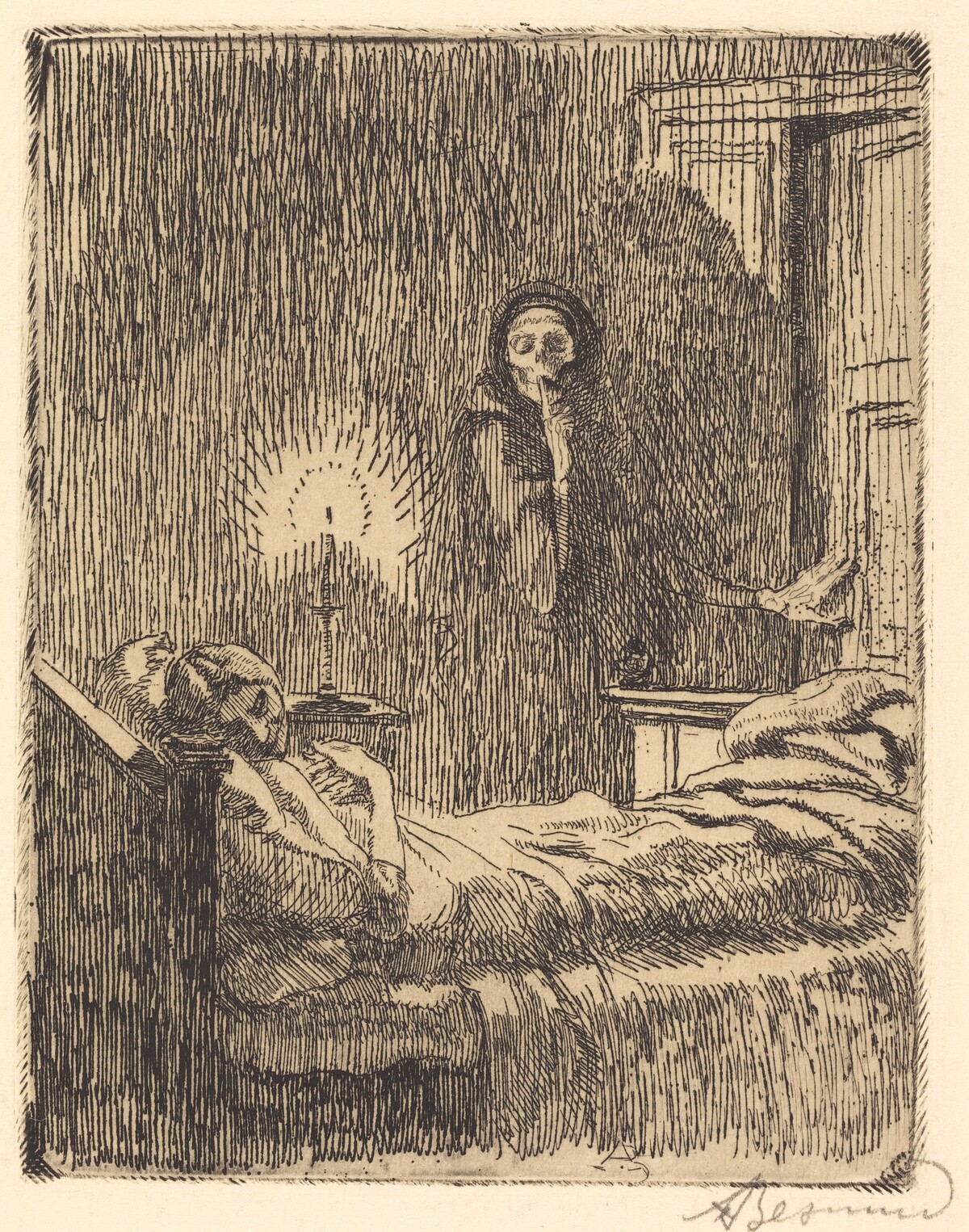 Discreet (Discrète) by Albert Besnard