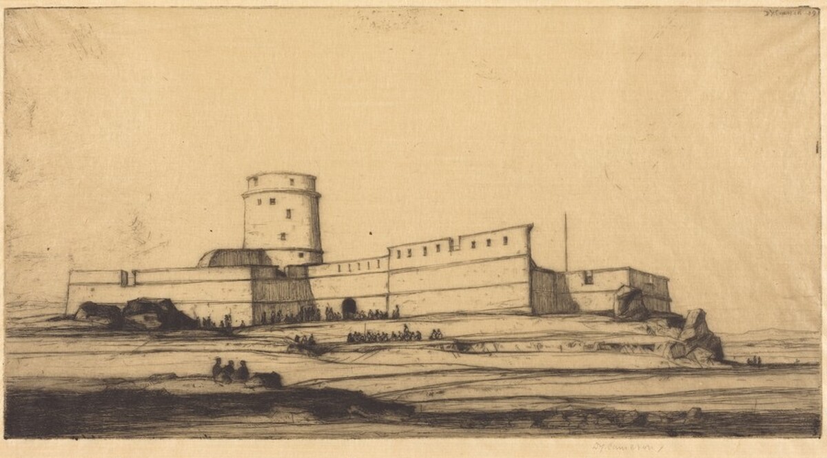 The Turkish Fort by David Young Cameron