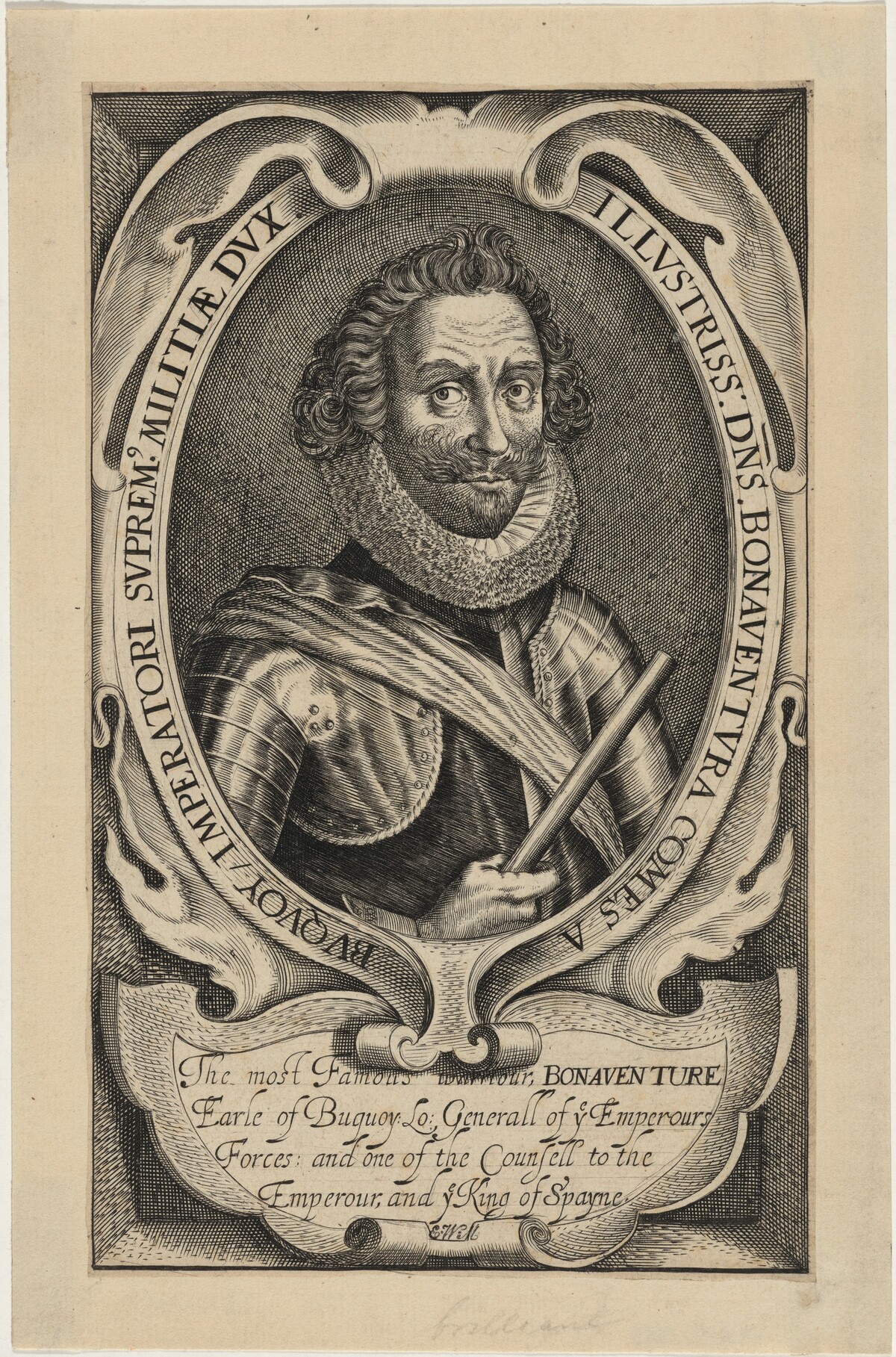 Bonaventura, Comte de Buquoy by Unknown Artist
