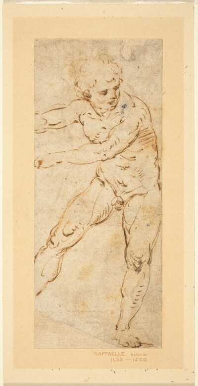 A Standing Male Nude