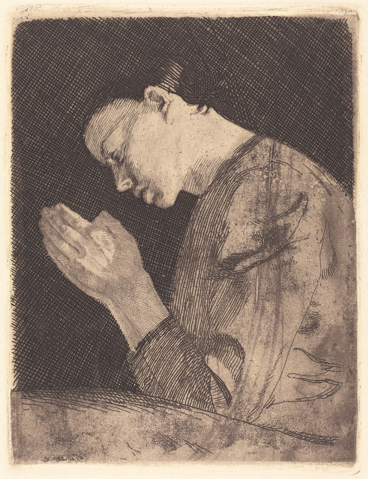 Betendes Mädchen (Girl Praying) by Käthe Kollwitz