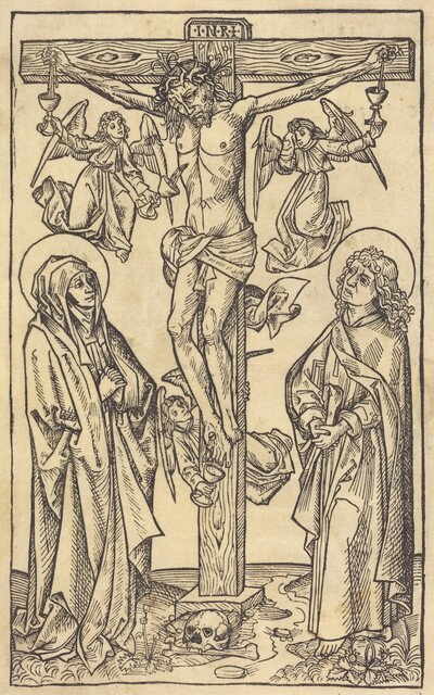 Christ on the Cross with Angels