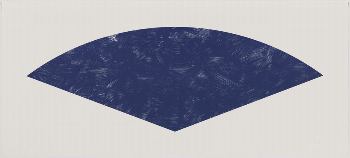 Blue Curve (State I) by Ellsworth Kelly