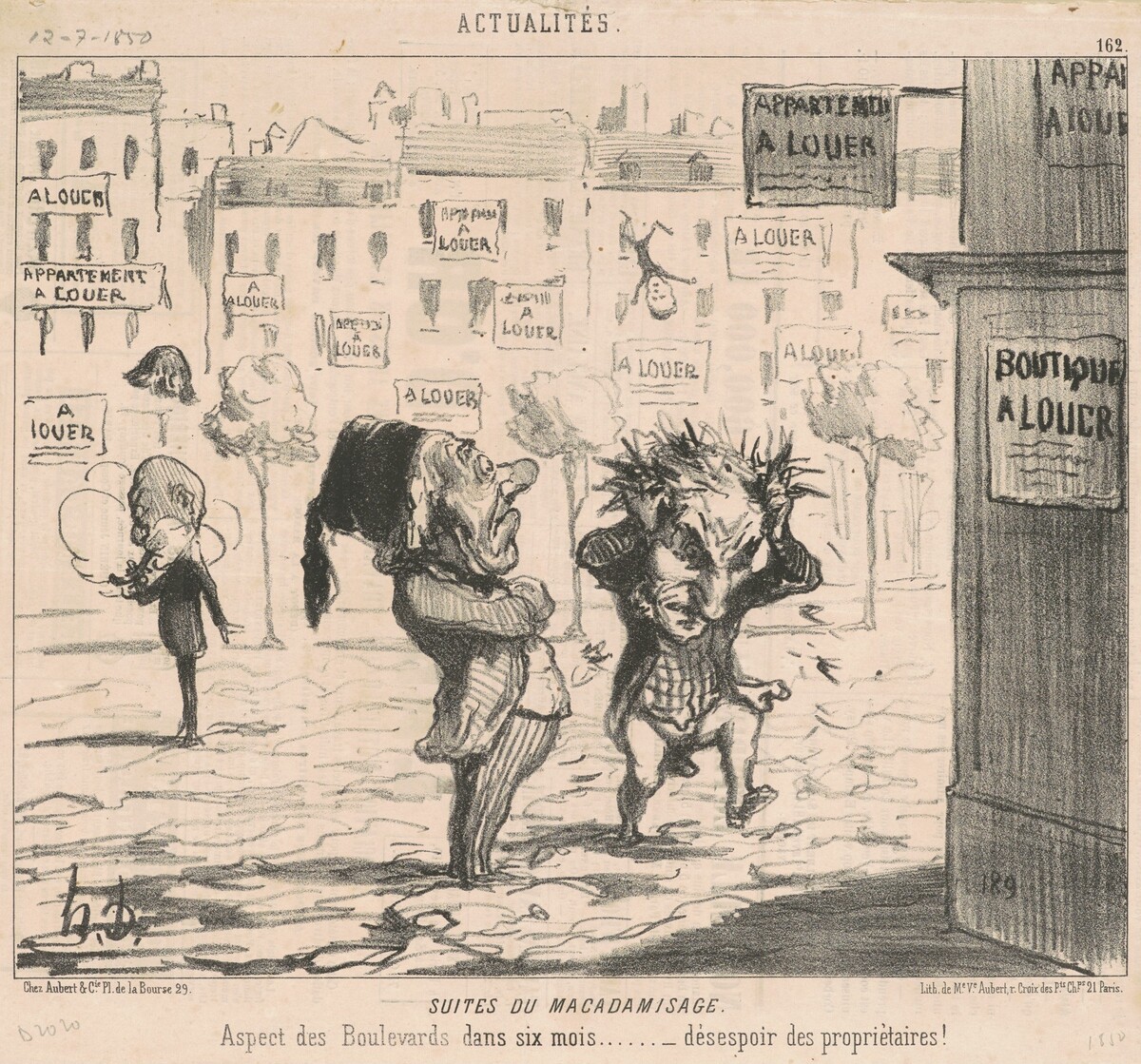 Suites du macadamisage by Honoré Daumier