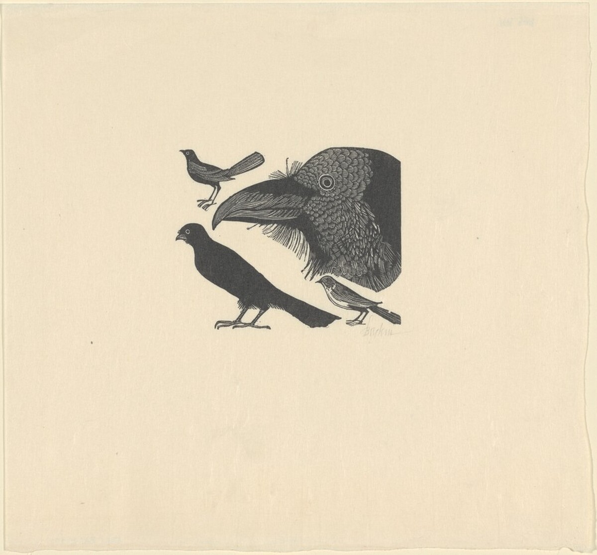 Crows by Leonard Baskin