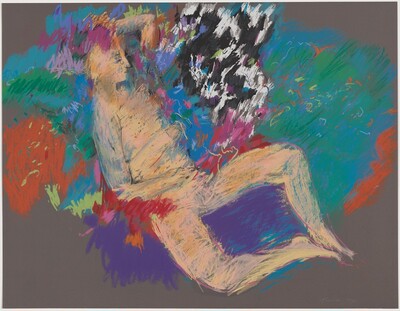 Yellow Nude Reclining