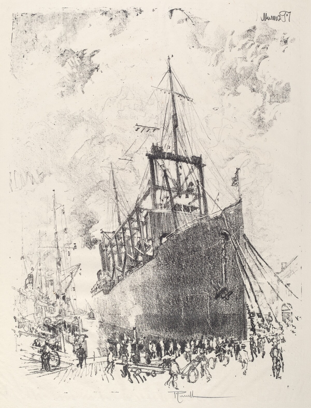 The Collier by Joseph Pennell