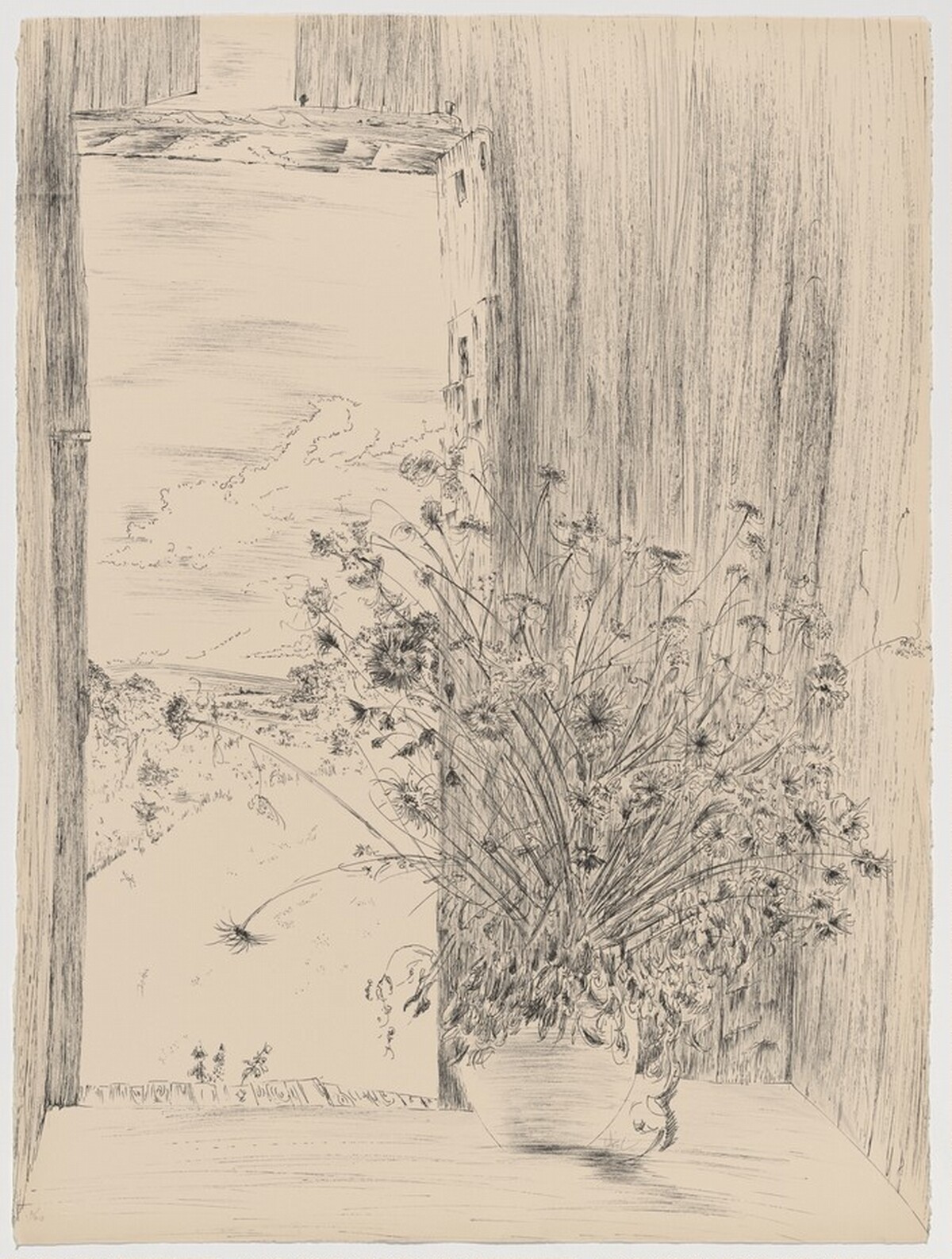 Flowers in Barn from Of Nature, Of Man by Peter Takal