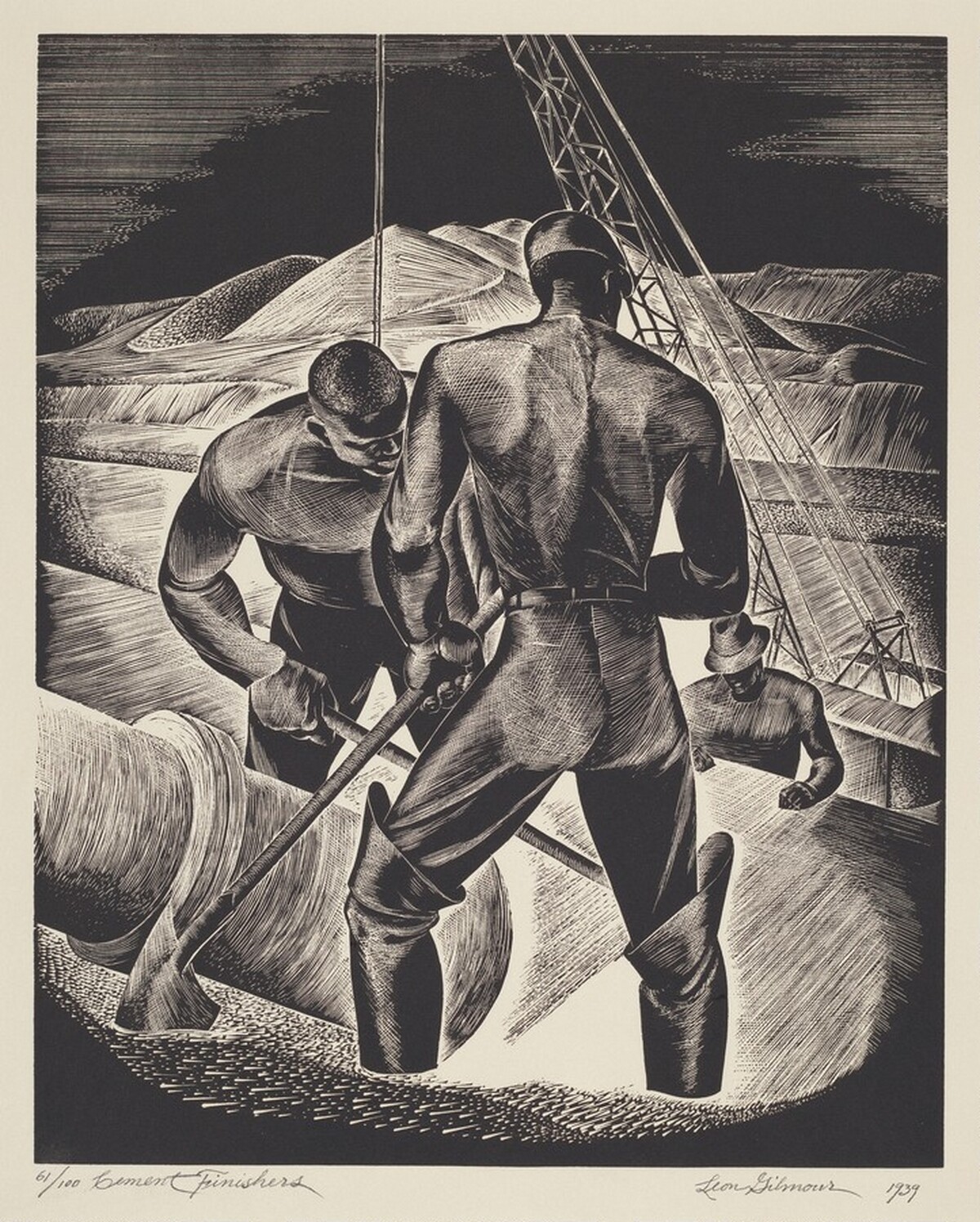 Cement Finishers by Leon Gilmour