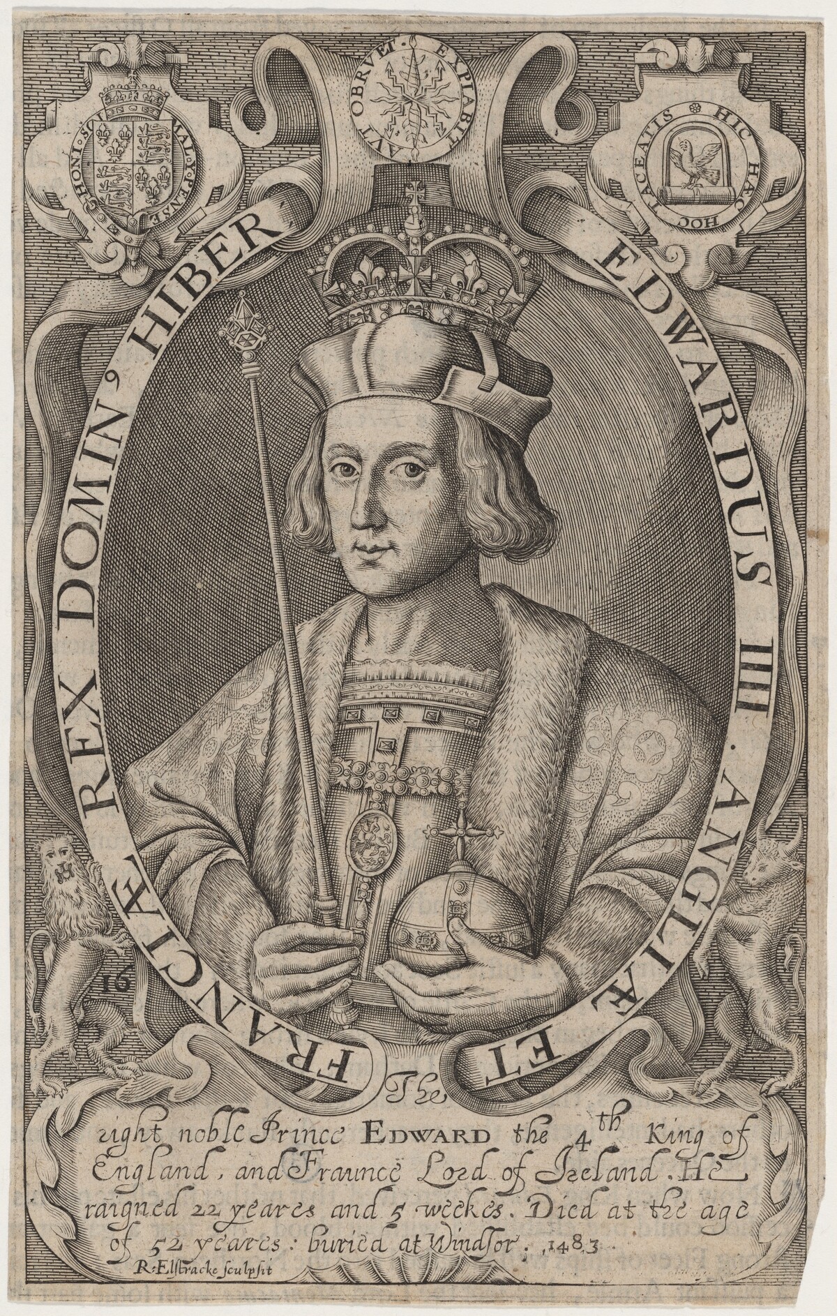 King Edward IV by Renold Elstrack