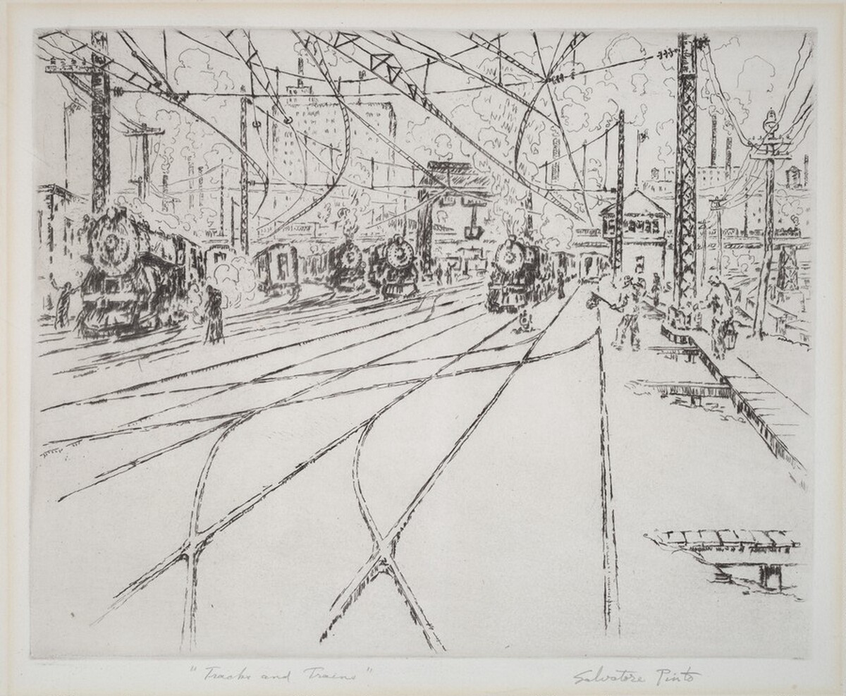 Tracks and Trains by Salvatore Pinto