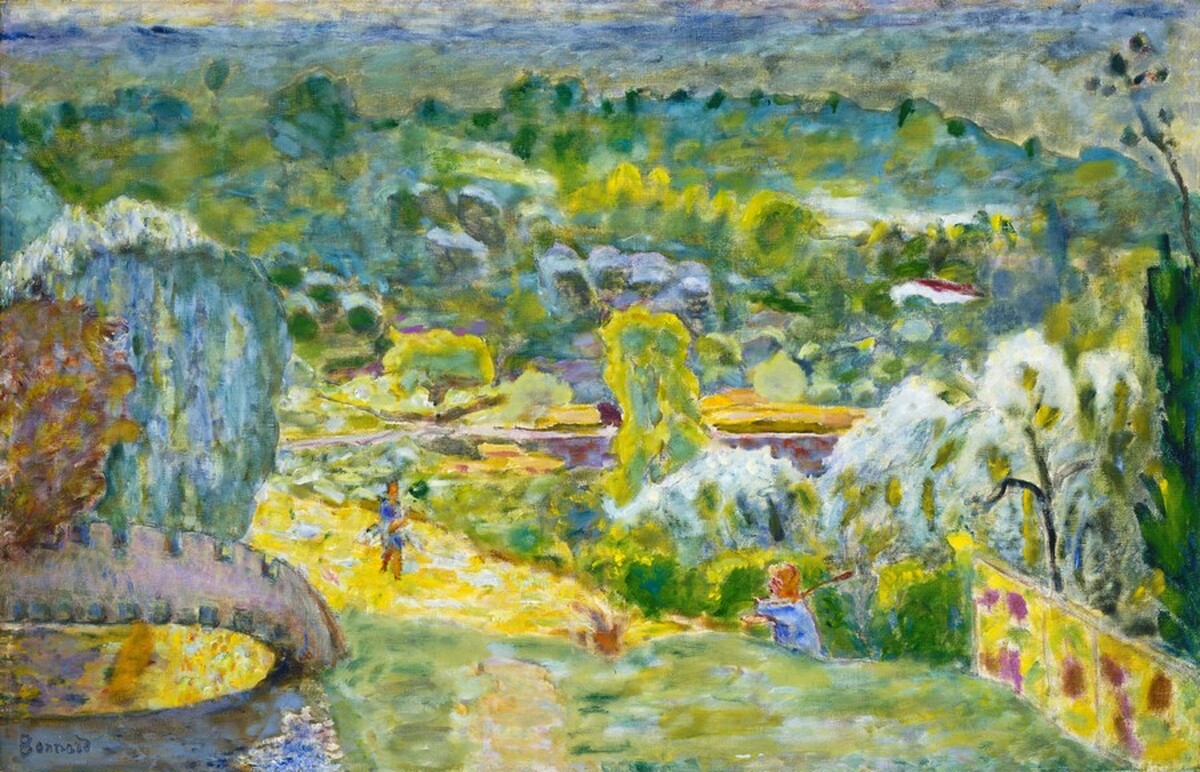 A Spring Landscape by Pierre Bonnard