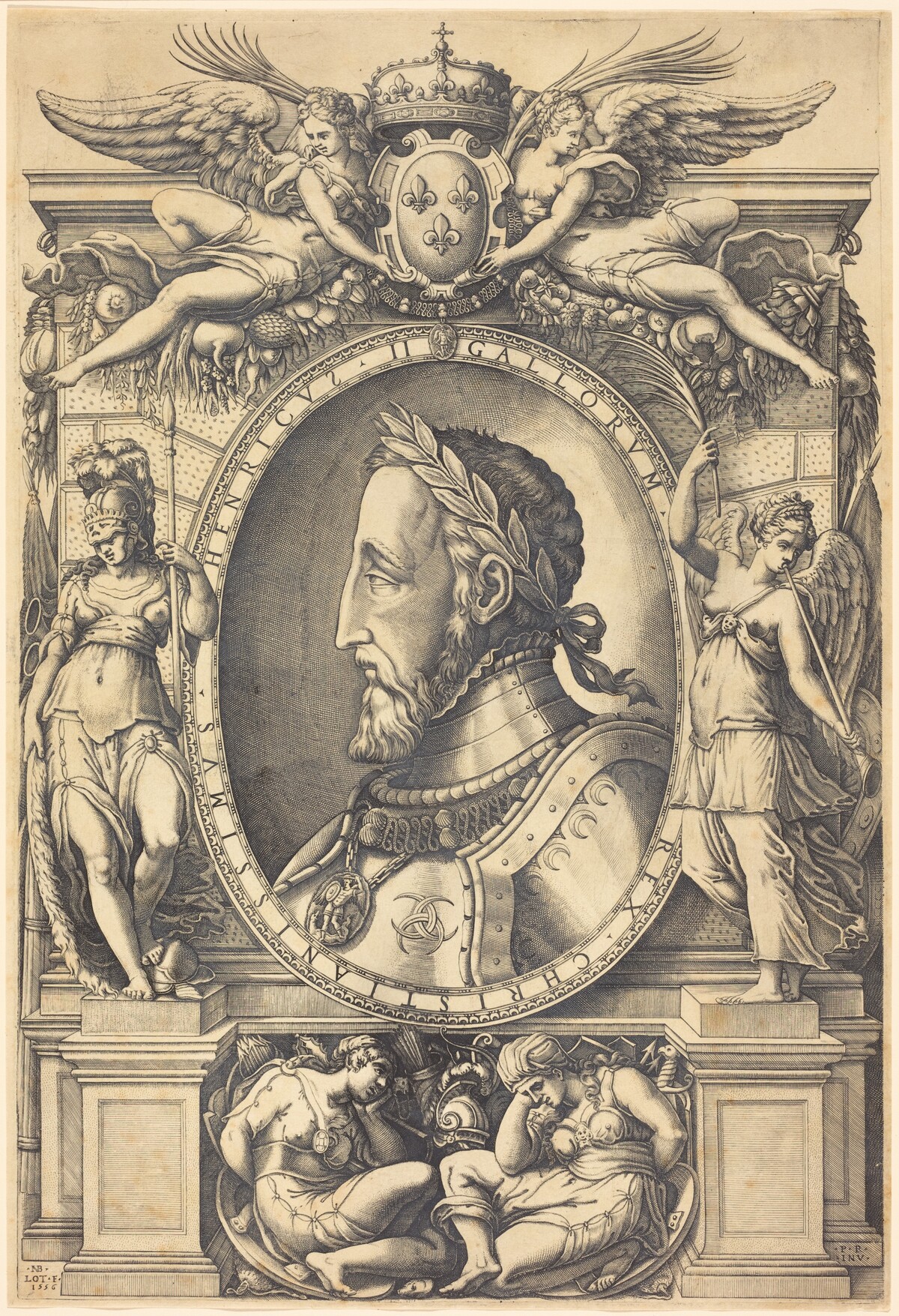 Henri II, King of France by Nicolaus Beatrizet