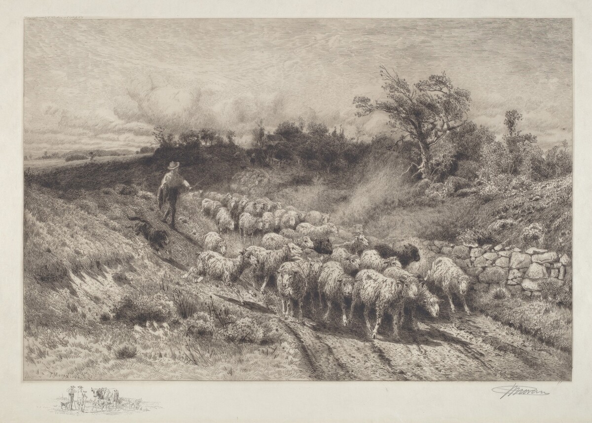 A New England Road by Peter Moran