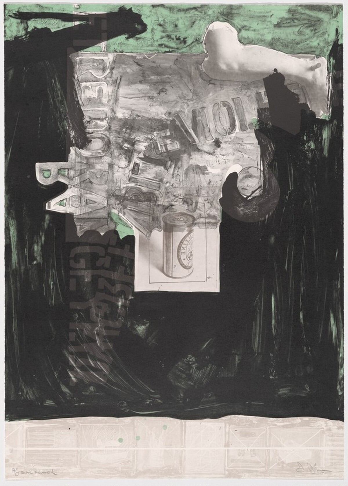 Decoy [trial proof] by Jasper Johns