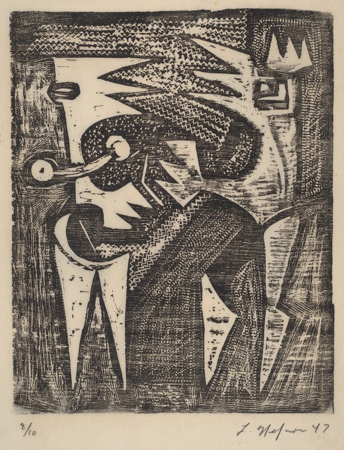 Man and Woman #2 by Leonard Nelson