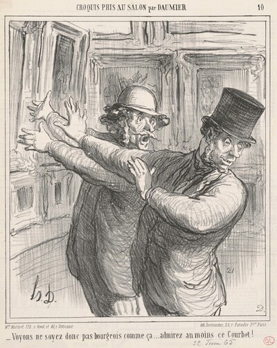 Voyons ... admirez au moins ce Courbet! ...