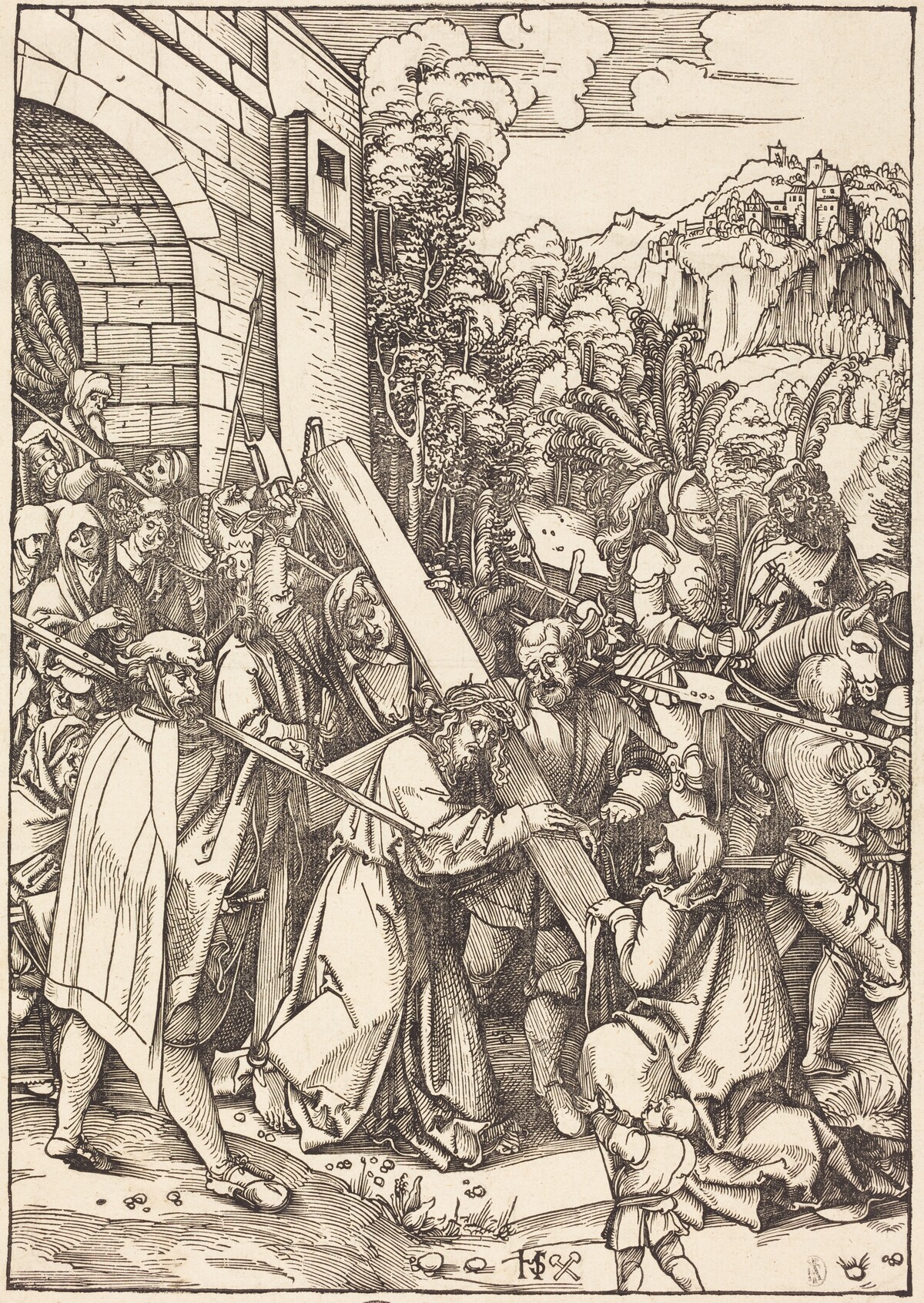 Christ Bearing the Cross by Hans Leonard Schäufelein