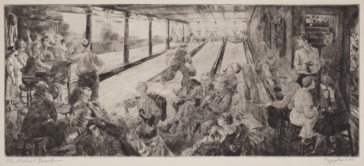 The Ardent Bowlers by Peggy Bacon