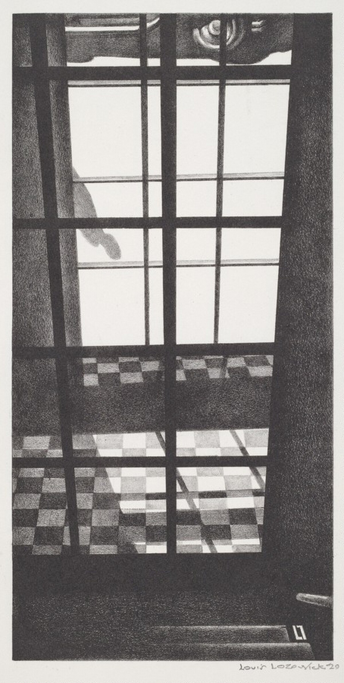 Doorway into Street by Louis Lozowick