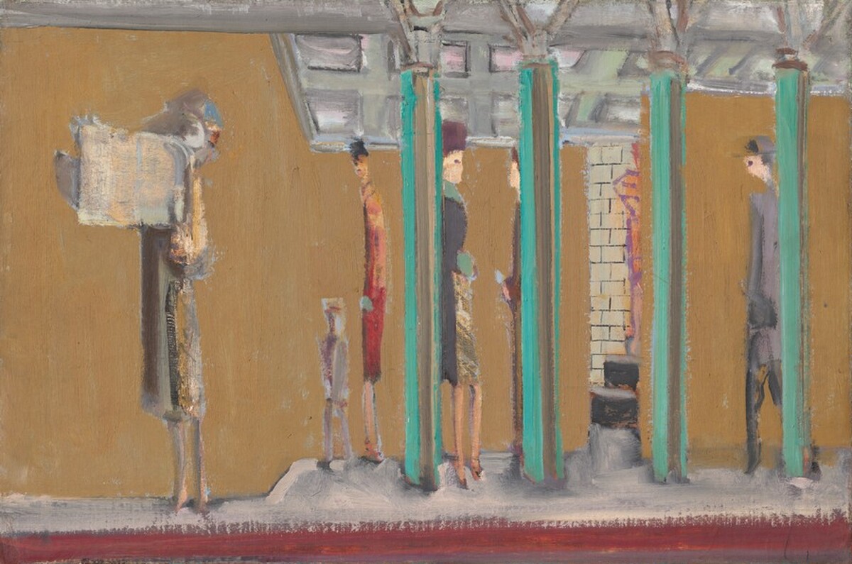 Untitled (subway) by Mark Rothko