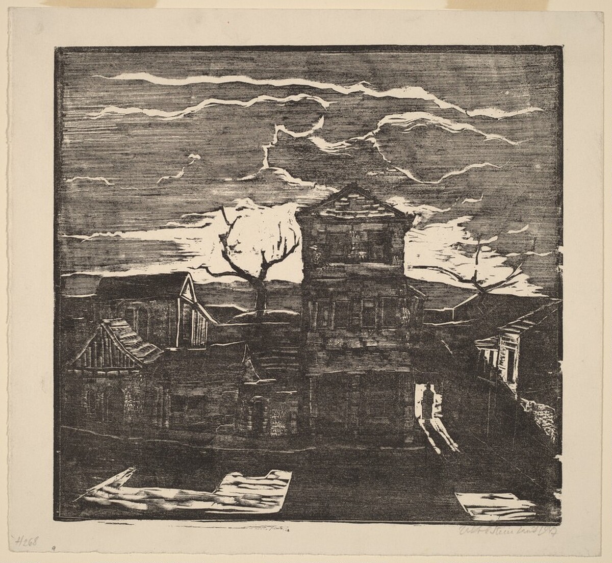 Houses in Jerusalem by Jakob Steinhardt