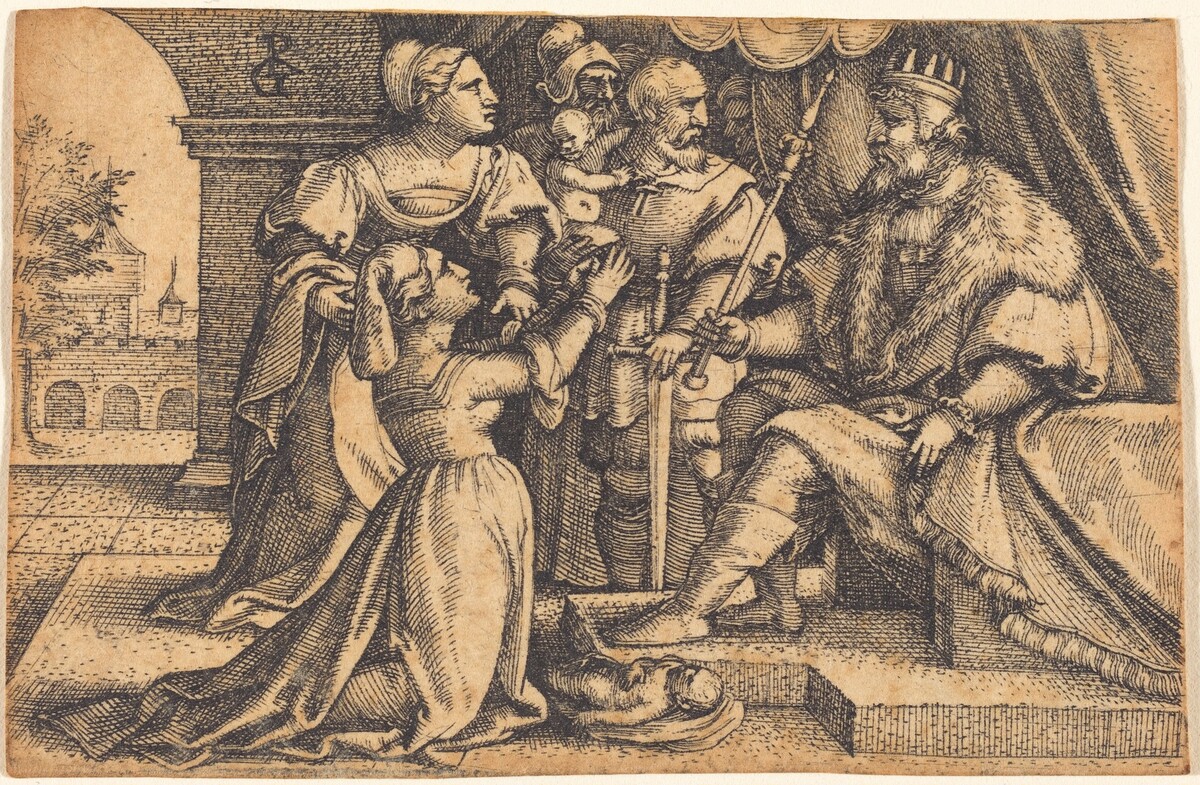 The Judgment of Solomon by Georg Pencz
